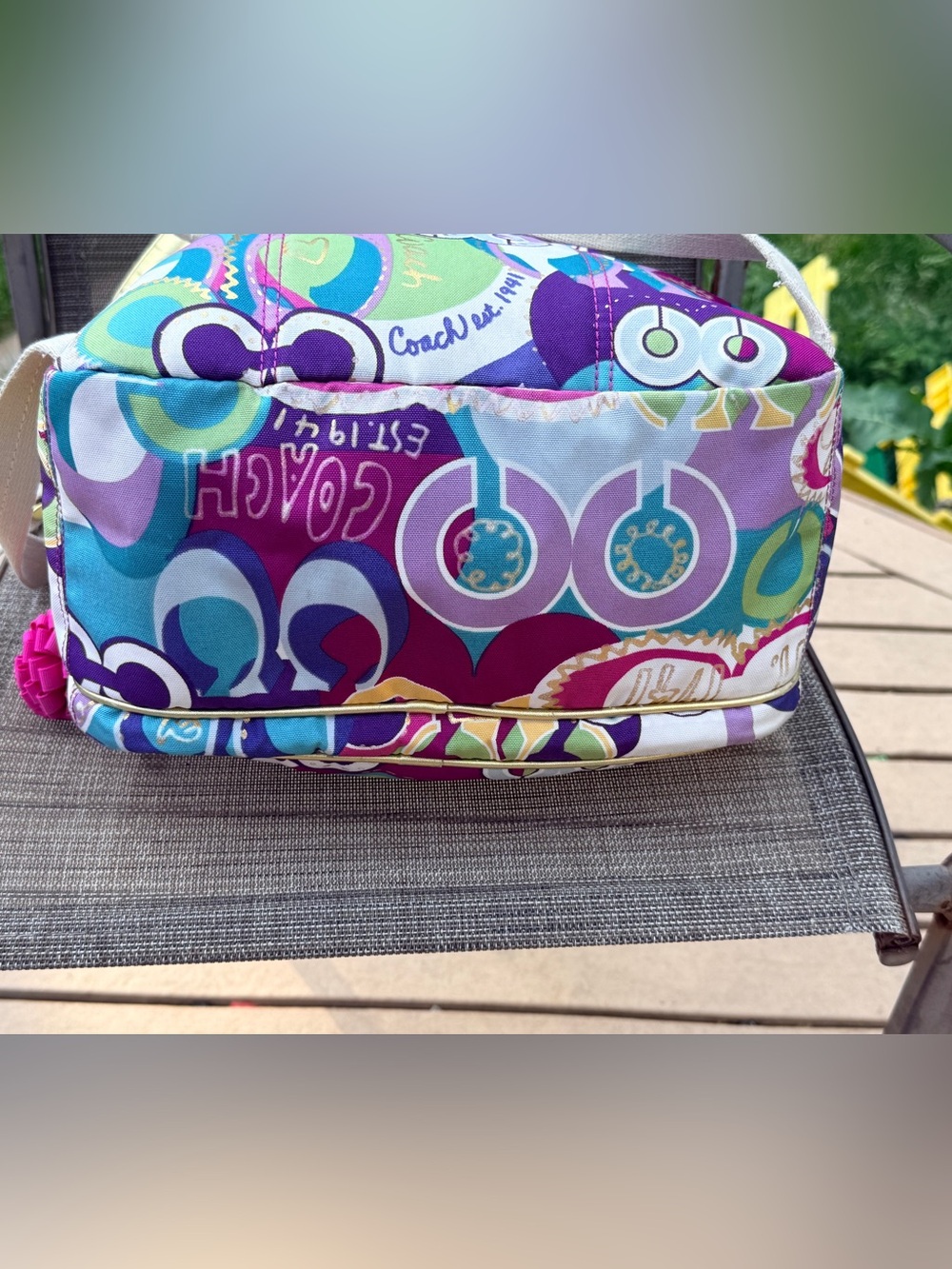 Coach Poppy Pop-C Limited Edition Graffiti Backpack - Picture 8 of 12